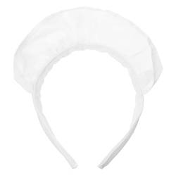 PATKAW -Tiara - Stirnbänder Kopfbedeckung Gothic-Stirnband fastnacht haarreif damen haarbänder Cosplay-Party-Stirnband Kostüm Plastik Weiß von PATKAW