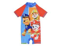 Paw Patrol Badeanzug Einteiler Badehose für Jungen mit UV-Schutz (as3, Numeric, Numeric_98, Numeric_104, Regular, blau) von PAW PATROL