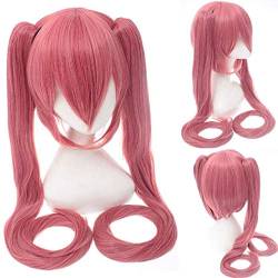 Wig for cosplay Vocaloid Hatsune Miku Perücke Pferdeschwänze Black Rock Shooter Senbon Zakura Cosplay Perücke Langes Haar Blau Grün Schwarz Rosa Silber Perücken 7 von PAXLBF