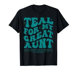 I Wear Teal PCOS Awareness Artikel für Großtante, Produkte, Geschenke T-Shirt von PCOS Awareness Shirt Products Items Accessories