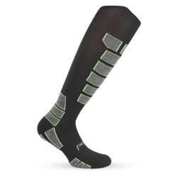 pdx Unisex Ingemar Socken, Schwarz, Neongrün, XL-XXL Alto von PDX