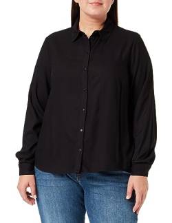 PIECES Damen Pcnova Ls Shirt Noos Bc Qx, Schwarz, 48 Große Größen von PIECES