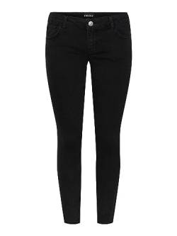 PIECES Damen Pcpeggy Lw Skinny Ank Blc Jeans Noos Cp, Schwarz, XS / 32L von PIECES