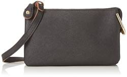 PIECES PCPILLA Cross Body Bag 17076301 Damen Umhängetaschen 20x12x1 cm (B x H x T), Schwarz (Black) von PIECES