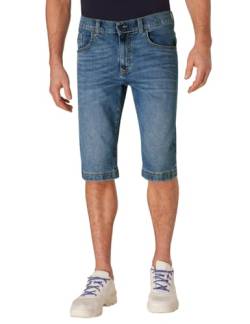 PIONEER AUTHENTIC JEANS Herren Bermuda Shorts ROUVEN | Männer Jeans | Kurze Hose | Freizeit | Modern Fit | Light Blue Denim/Washed Washed | Light Blue Used Whisker 6752 6845 | 31 von PIONEER AUTHENTIC JEANS