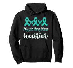 Polyzystische Nierenerkrankung PKD Awareness Butterfly Teal Pullover Hoodie von PKD Awareness products (Lwaka)