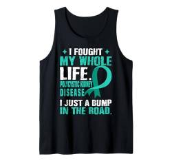 Polyzystische Nierenerkrankung PKD Awareness Teal Ribbon Support Tank Top von PKD Awareness products (Lwaka)