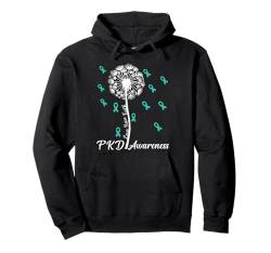 Polyzystische Nierenerkrankung PKD Glaube Hoffnung Liebe Löwenzahn Pullover Hoodie von PKD Awareness products (Lwaka)