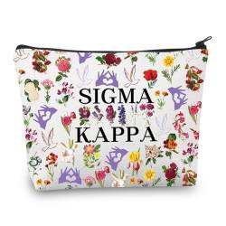 PLITI Sigma Kappa Geschenk griechische Utensilien Geschenk Sigma Kappa Sorority Make-up-Tasche Sorority Rekrutierung Geschenk Griechisches Leben Geschenk, Sigma Kappau, modisch von PLITI