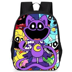 PLNVNVP Cartoon Tasche Rucksack, Smiling Anime kinderrucksack,Kinder Schulrucksack,Teenageralter Leichter Rucksack,Rucksack mit großem Fassungsvermögen für Jungen und Mädchen von PLNVNVP