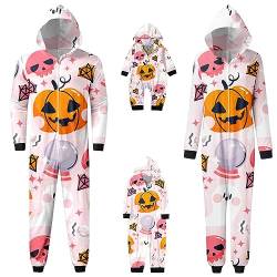 Familien Pyjama Halloween, Hausanzug Zweiteiler Nachtwäsche Lang Schlafanzug Pants Familien Outfit Set Festlich Damen Herren Kinder Kürbis Mom Fun Nachtwäsche Halloween Schlafanzug Familie Pyjamas Set von POIUIYQA