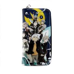 POWERFY So-ul Eat-er Anime Geldbörse, Lustig Süß Spaß Card Holder Wallet, Scheckkartenetui für Teenager und Junge Mädchen(Color:Multicolor 2) von POWERFY