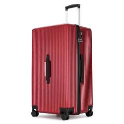 PRIMICIA GinzaTravel Kofferraumgepäck, 71,1 cm Gepäck mit Spinner-Rädern, kratzfeste Textur, leichtes PC-Material mit TSA-Schloss, Weinrot, 28-inch suitcase, Pc Material 28" Koffer mit Tsa Lock von PRIMICIA