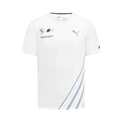 PUMA BMW Motorsports Herren Team T-Shirt - Weiß - Größe: S von PUMA