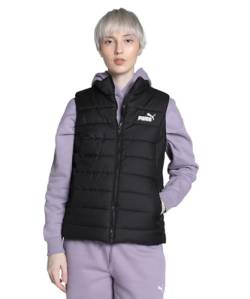 PUMA Damen ESS Vest Padded Gilet, schwarzes, M von PUMA