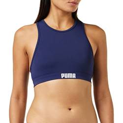 PUMA Damen High Nck T Badebekleidung, Navy, L EU von PUMA