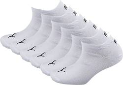 PUMA Herren Damen Sneaker Socken Plain (6-Pack), weiss 39-42 von PUMA