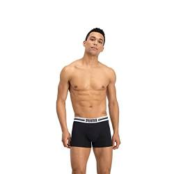 PUMA Herren Placed Logo Boxer Shorts, Schwarz, 30 EU, 2er Pack von PUMA