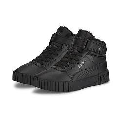 PUMA Mädchen Carina 2.0 Mid Wtr Jr Sneaker, Puma Black Puma Black Dark Shadow, 38 EU von PUMA