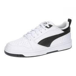 PUMA Rebound V6 Lo Jr Sneaker, White Black Black, 38 EU von PUMA