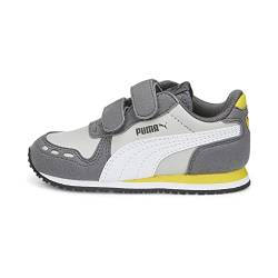 PUMA Unisex Baby Cabana Racer SL 20 V INF Sneaker, COOL Light Gray White-COOL Dark Gray, 21 EU von PUMA