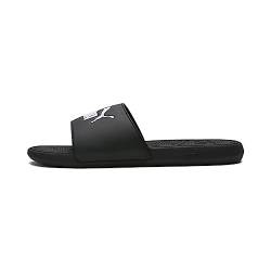 PUMA Unisex Cool Cat 2.0 Slide Sandal, Black White, 37 EU von PUMA