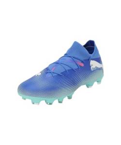 PUMA Unisex Future 7 Match FG/AG Soccer Shoe, Bluemazing White-Electric Peppermint, 42.5 EU von PUMA