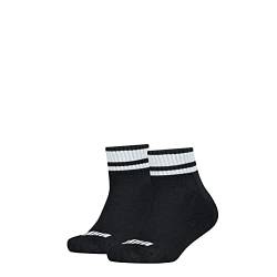 PUMA Unisex Kinder Puma Junior Clyde Quarter (2 Pack) Socks, Schwarz, 27-30 EU von PUMA