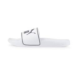 PUMA Unisex Leadcat 2.0 Slide Sandal, White Black, 46 EU von PUMA