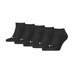 PUMA Unisex Puma Unisex Plain Sneaker - Trainer (5 stuks) Socks, Schwarz, 35-38 EU von PUMA