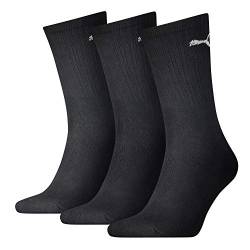 Puma Crew Socks Sport Socks 6er Pack = 6 Paar (39/42 - 6 Paar, Schwarz) von PUMA