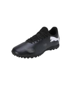 Puma Men Future 7 Play Tt Soccer Shoes, Puma Black-Puma White, 45 EU von PUMA