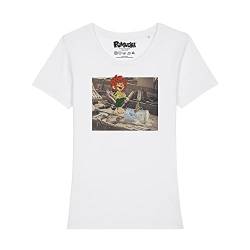 PUMUCKL Bavariashop Damen T-Shirt Werkstatt - L - weiß von PUMUCKL