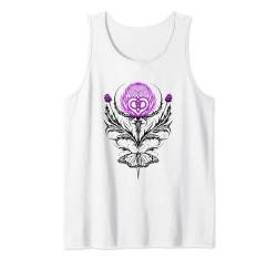 Distel mit Schmetterling Schutzsymbol Celtic Mutterknoten Tank Top von Distel Lover von Christine Krahl