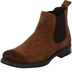 Palado Herren Winterschuhe Heidan - bequeme Chelsea Boots für Herren - Winterstiefel aus Leder Braun UK10,5 - EU45 von Palado