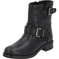 Palado Damen Stiefeletten Jostle - Cowboystiefel für Frauen - elegante Boots mit Absatz - modische und bequeme Winterstiefel Schwarz UK3,5 - EU36 von Palado