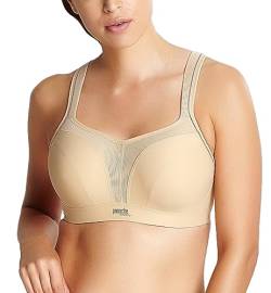 Panache Damen High Impact Bügel BH Sport-BHS, Latte, 75B von Panache