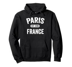 Paris Souvenir Skyline Frankreich Retro Vintage Reise Männer Frauen Pullover Hoodie von Paris France Souvenir Clothing Apparel