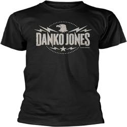 Men's Danko Jones Eagle T-Shirt Black XL von Parlede