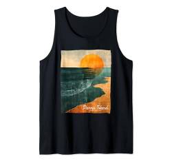 Parris Island South Carolina SC Beach Vacation Palmen Tank Top von Parris Island South Carolina Vintage Surf Apparel