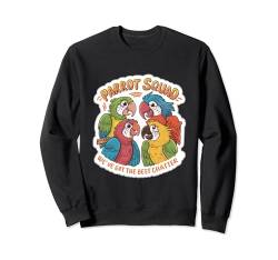 Parrot Squad: Best Chatter – lustige und niedliche bunte Papageien Sweatshirt von Parrot Lover Gifts