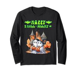 HAPPY HALLOWEEN FRÖHLICHES SPUKEN Lustiges Kinder Langarmshirt von Party Halloween Geschenk Kinder Halloween T-Shirt