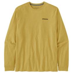 Patagonia - L/S P-6 Logo Responsibili-Tee - Longsleeve Gr L beige von Patagonia