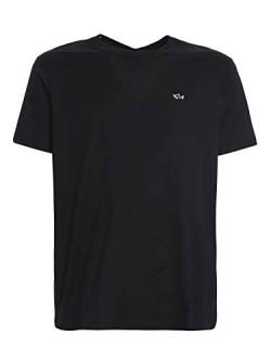 Paul & Shark COP1092-011 T-Shirt Logo Girocollo Manica Corta Black 100% Cotton Regular Fit (L, Black) von Paul & Shark