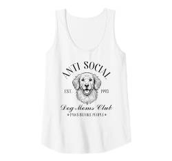 Damen Club-Hemd für Mütter im Vintage-Stil, lustige Hundeliebhaberin, Mama Tank Top von Pawfectly Fun Apparel Dog Lover's Trendy Clothing