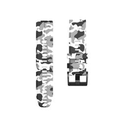 Quick Fit 22mm Uhrenarmbänder passend for Garmin Descent G1 Solar/D2 Mach 1/Descent Mk2 MK2i Camouflage Silikonarmband Armband Zubehör(White,For Descent Mk2i) von PctkeLsend