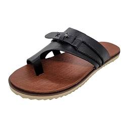 Pdakieyxnd Flip Flops Damen Elegant Sommer Rutschfest Zehentrenner Flip Flops Bequem Elegant Römische Flip-Flops Zehensandalen Frauen Leichte Flach Sandaletten Flipflopssandalen von Pdakieyxnd