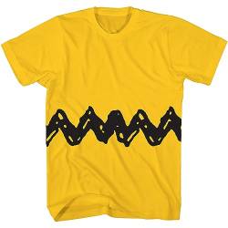 Peanuts Charlie Brown Costume Herren Adult Graphic Tee T-Shirt, gelb, Mittel von Peanuts
