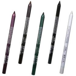 Eyeliner Bleistift, 5pcs wasserdichte Neonyeliner, 5 Farben Langlebige Gel Augenliner Tragbares Augen Make-up für Mädchen Frauen von Peosaard