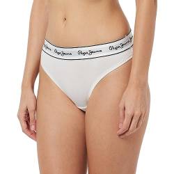 Pepe Jeans Damen Pepe Unterwäsche im Bikini Stil, Weiß, XL EU von Pepe Jeans